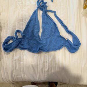 Toulon Top - Azure Lace Croche